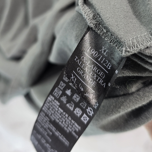 Allsaints T Shirt Mens XL Gray Brace SS Crew Tee Short Sleeve Regular Fit - Picture 12 of 14